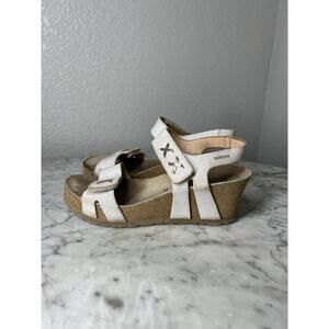 Mephisto Womens Wedge Sandals Size 39 US 9
